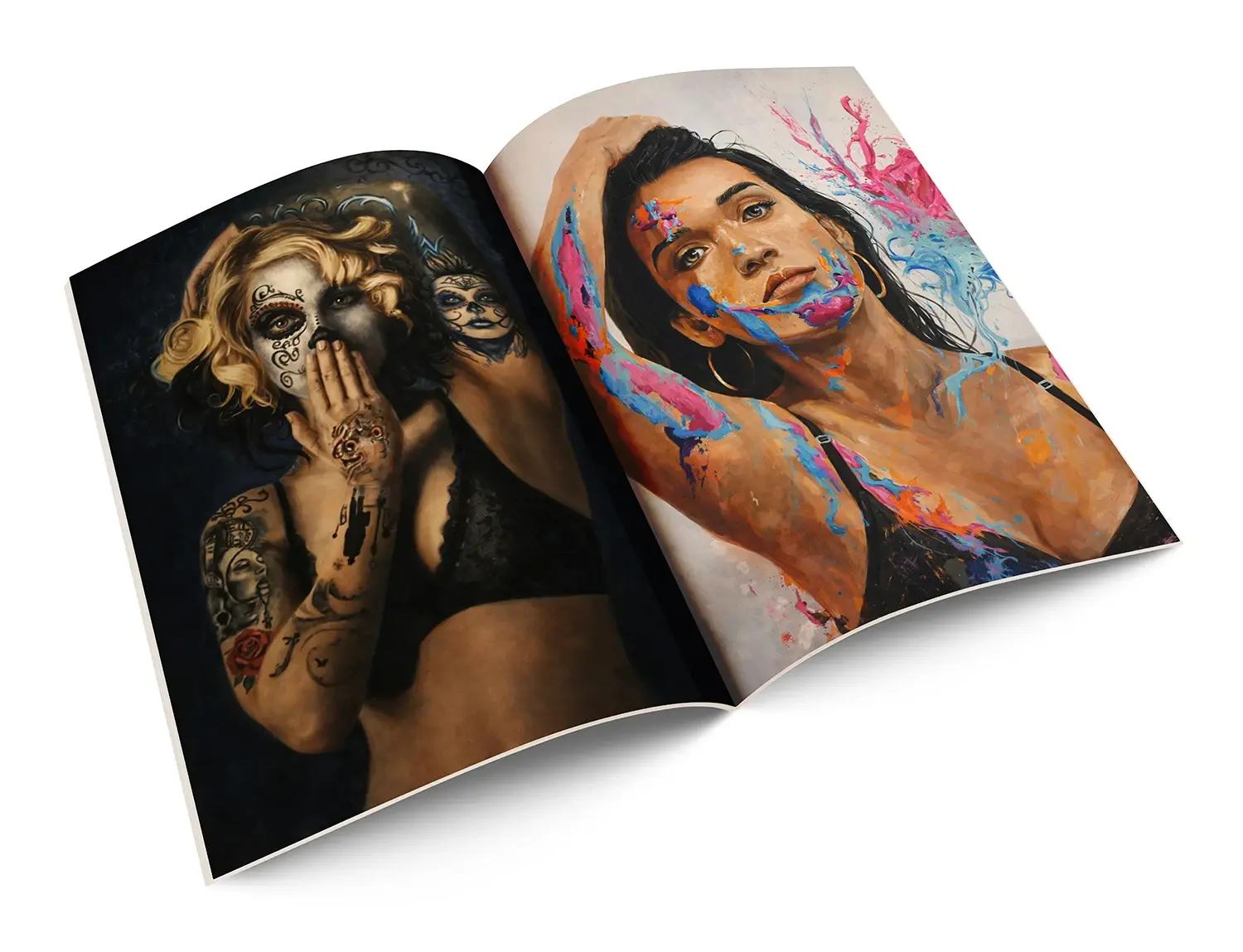 Full-color cover example by Rocky Ofleon